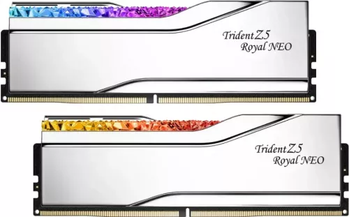 Kit RAM G.Skill DDR5 32GB 6400MHz CL30 RGB Trident Z5 Royal NEO EXPO