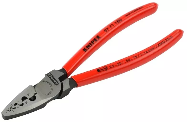 Cleste profesional pentru sertizat ferule Knipex 97 71 180 180 mm