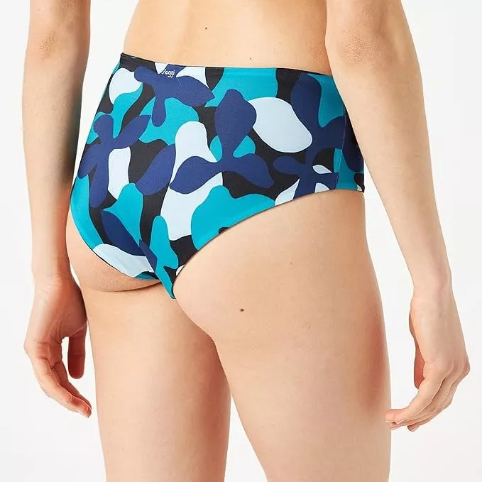 Slip de baie pentru femei Sloggi Flower Horn Mid Waist Bikini