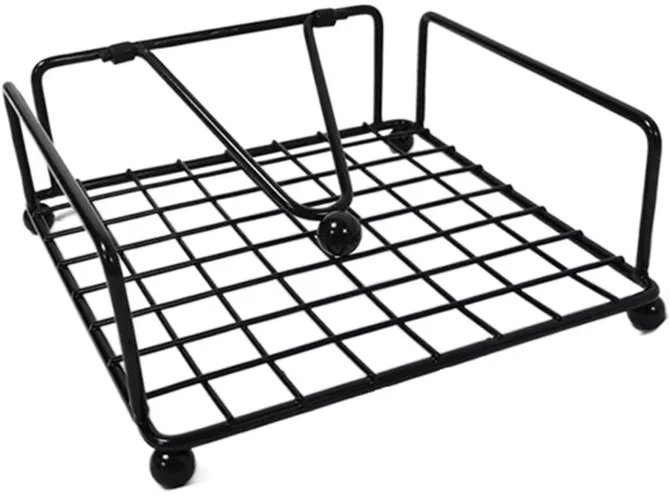 Suport metalic pentru șervețele Vanora Home 17.5 x 6 cm negru — imaginea 3