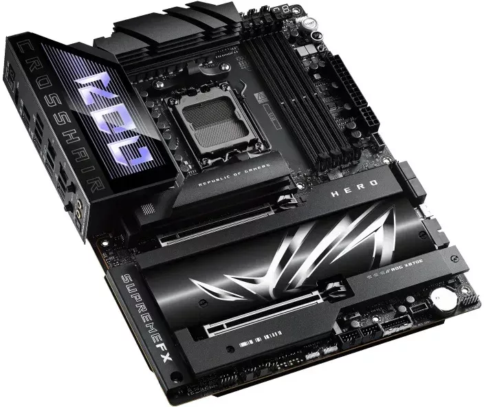Placa de baza AM5 Asus X870E ATX DDR5 WiFi7 BT5.4 ROG CROSSHAIR HERO