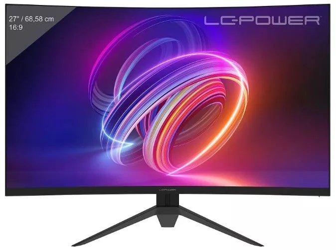 curbat LC Power 27" 180Hz VA 1ms Ful HD HDMI DisplayPort negru - imagine 1