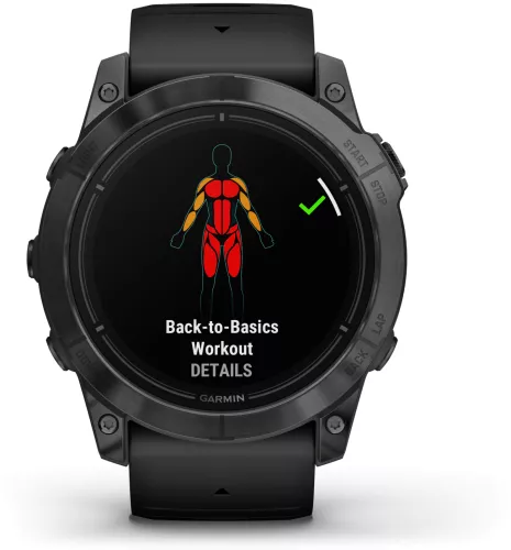 Smartwatch Garmin epix Pro Gen 2 51mm curea silicon Neagra Glass