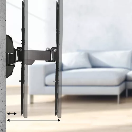 Suport TV perete Hama 220823, reglabil, 32-65", 20kg, negru — imaginea 4