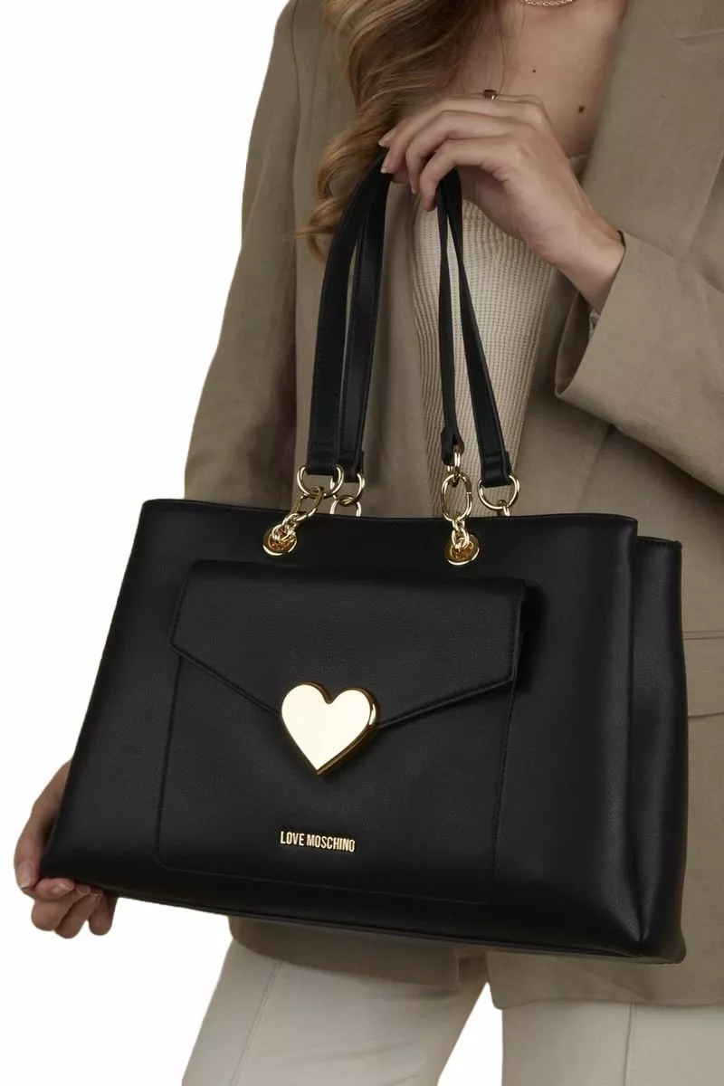 Geanta shopper Love Moschino jc4077pp1lc0000 Negru 35 x 24.5 x 11 cm
