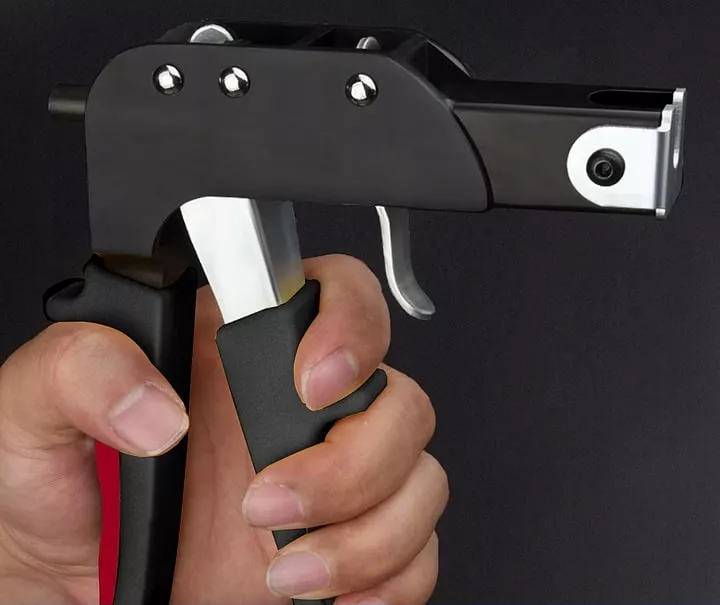 Set cleste pistol nituit sertizat dibluri ancore in panouri gips ...
