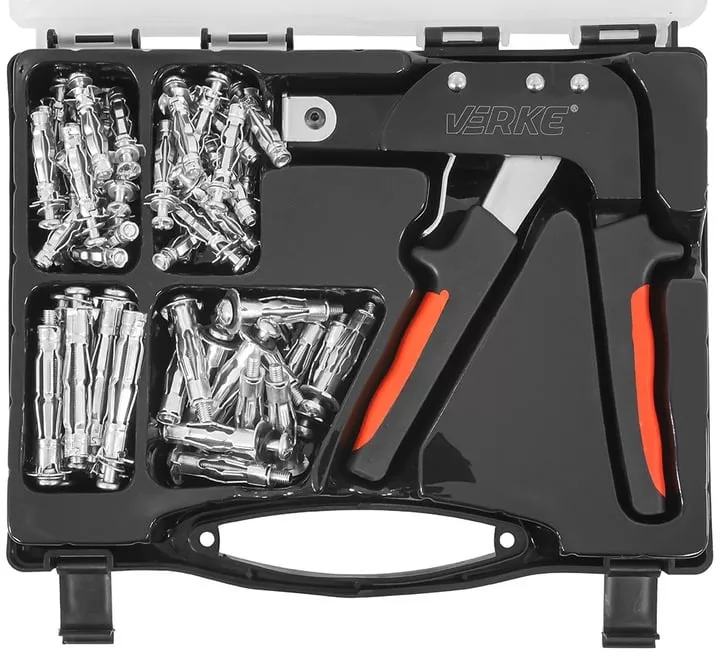 Set cleste pistol nituit sertizat dibluri ancore in panouri gips ...