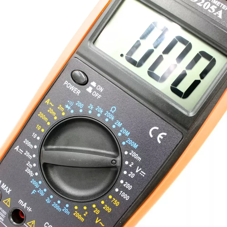Aparat de Masura Digital DT9205A Multimetru Ampermetru Voltmetru r2 ...