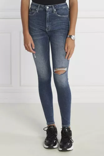 Blugi dama Calvin Klein Jeans Super Skinny J20J221842 Albastru 31 US