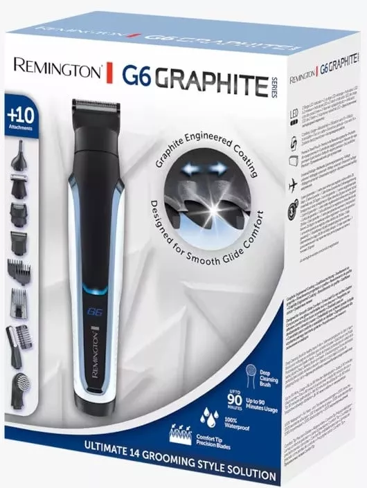 Pg6000 Aparat de tuns barba si parul 10 in 1 Remington Graphite Series G6 ...