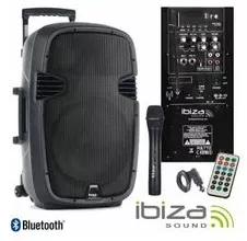Boxa Activa Portabila Ibiza Difuzor De 10 Inch/25cm Putere Rms Boxa ...