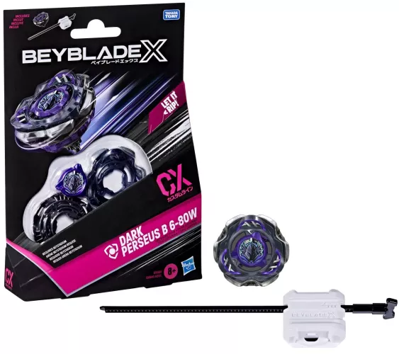 Beyblade X Let It Rip Set Lansator Si Roata Dark Perseus B 6-80w 2rym ...