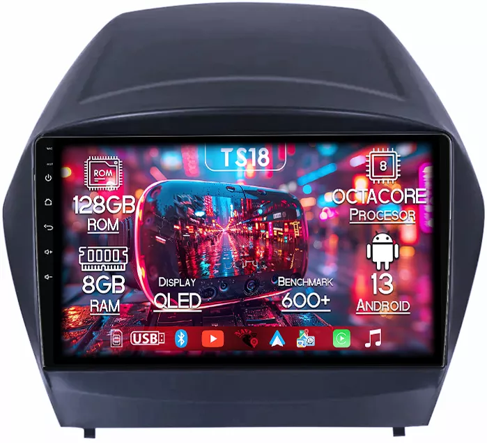 Navigatie dedicata Hyundai IX35 2009-2015 8GB RAM 128GB ROM Octacore ...