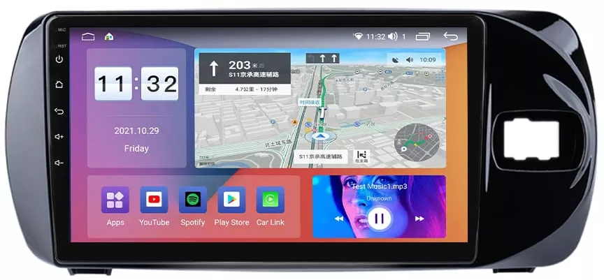 Navigatie dedicata Toyota Vitz 2016-2020 8GB RAM 128GB ROM Octacore ...