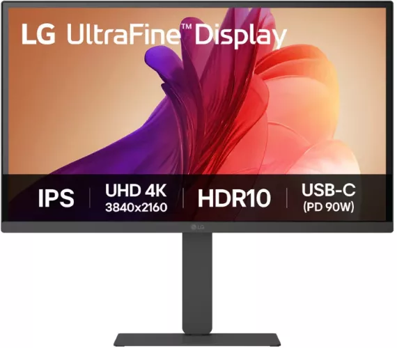 LG 27" IPS HD 3840x2160 HDMI DisplayPort Boxe Pivot negru - imagine 1