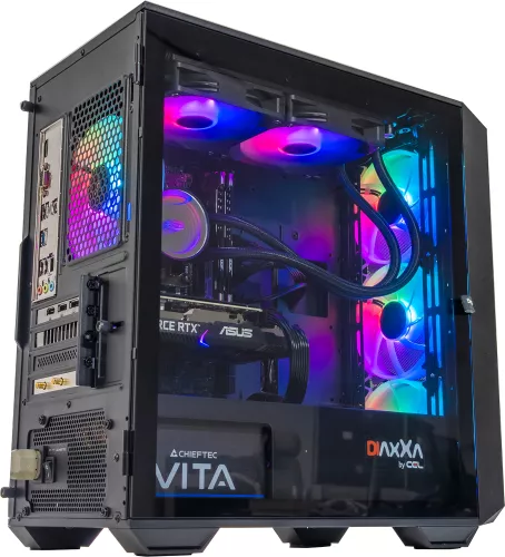 PC Gaming DiaxXa AMD Ryzen 7 8700F 32GB DDR5 SSD 1TB NVIDIA GeForce RTX 5070 12GB GDDR7 192-bit DLSS 4