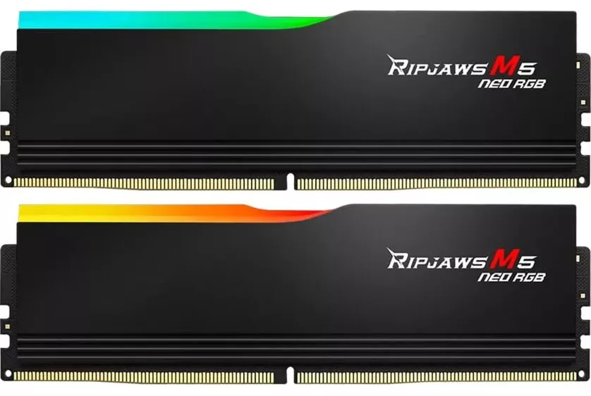 Kit RAM G.Skill DDR5 64GB 6000MHz CL32 2X32GB RGB Ripjaws M5 Neo
