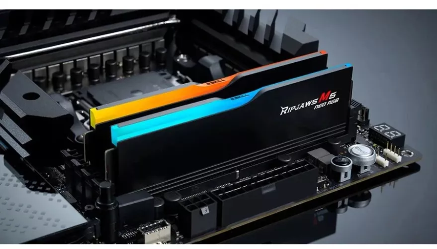 Kit RAM G.Skill DDR5 64GB 6000MHz CL32 2X32GB RGB Ripjaws M5 Neo