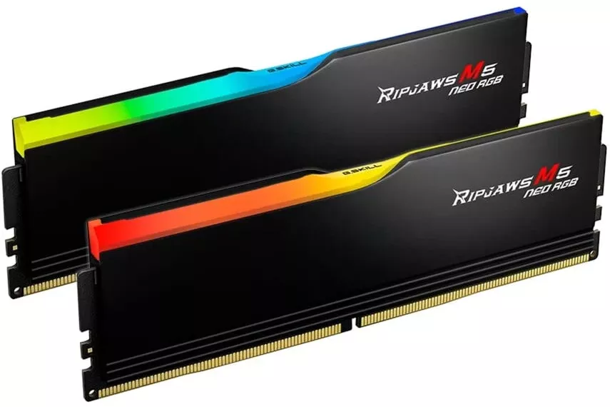 Kit RAM G.Skill DDR5 64GB 6000MHz CL32 2X32GB RGB Ripjaws M5 Neo