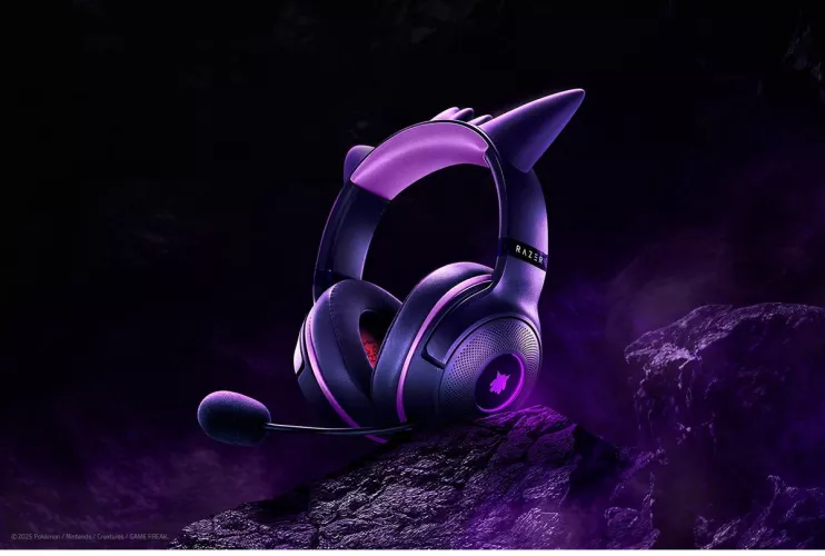 Casti Gaming Razer Kraken Kitty V2 Gengar Edition Over-Ear USB-A Chroma RGB