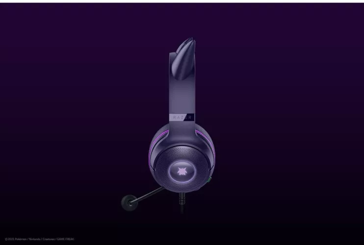 Casti Gaming Razer Kraken Kitty V2 Gengar Edition Over-Ear USB-A Chroma RGB