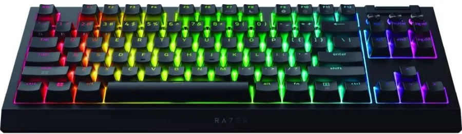 Tastatura Gaming Wireless Razer BlackWidow V4 Tenkeyless HyperSpeed 2.4G/Bluetooth Autonomie 980 ore Chroma RGB (Negru) — imaginea 4