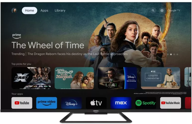 Smart 164 cm 65" 4K QLED Horizon 65HQ8590U/D UltraHD Black