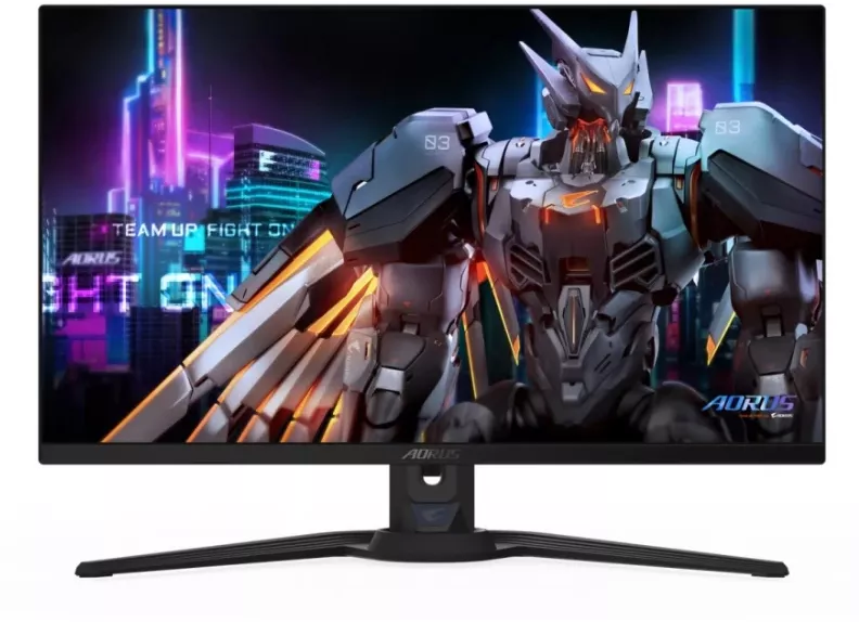 Gigabyte 27" 500Hz QD-OLED 0.03ms OLED AORUS QHD 2560x1440 HDMI DisplayPort Boxe Pivot G-SYNC Compatible - imagine 1