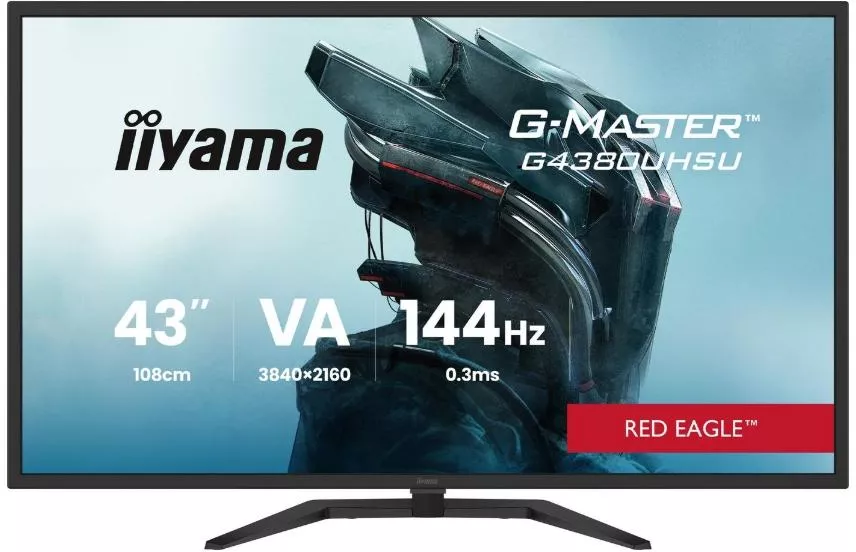 Iiyama 42.5" 144Hz VA Red Eagle G-Master Ultra HD (3840x2160) HDMI DisplayPort Boxe