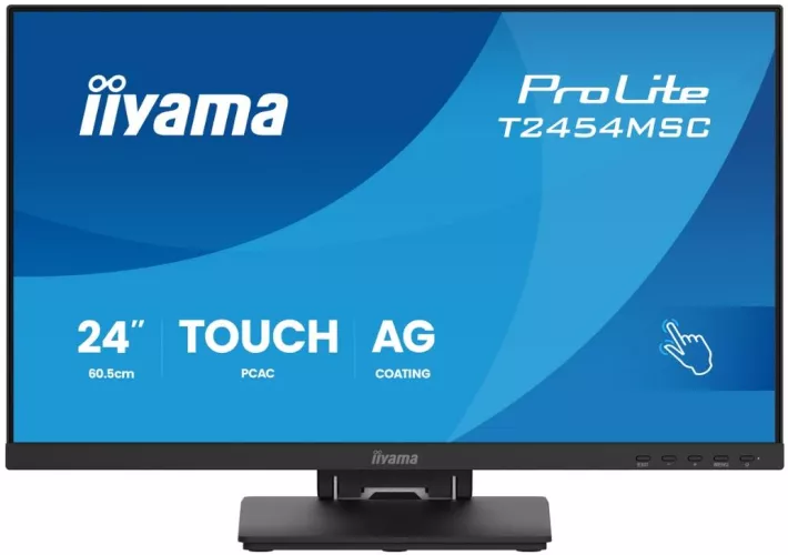touchscreen Iiyama 24" IPS Full HD HDMI DisplayPort Boxe negru - imagine 1