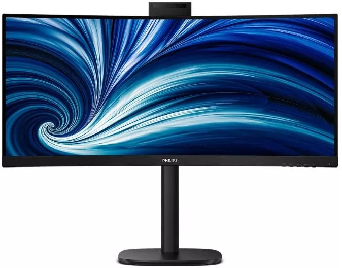 curbat Philips 34" VA 34B2U3600CH WQHD (3440x1440) HDMI DisplayPort Boxe negru - imagine 1