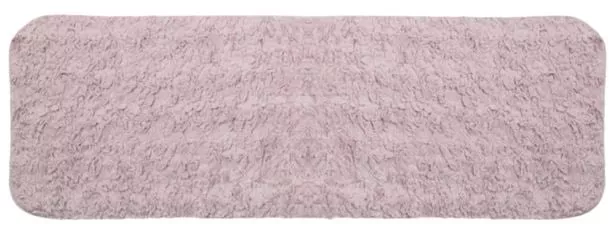Covoras hol pufos roz prafuit imitatie de blana 150 x 50 cm