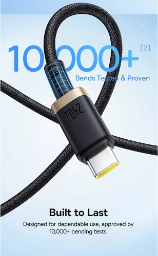Cablu încărcare MacBook 240W Baseus Dura 1m roșu P10377803U03-01 — imaginea 4
