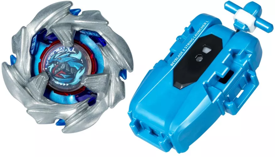 Beyblade x let it rip set lansator si roata cobalt dragoon 2-60c