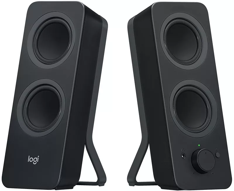 BOXE LOGITECH 2.0 RMS 5W 2 x 2.5w bluetooth negre Z207 980-001295 ...