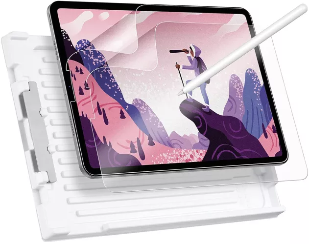 2 Stuks] Paperfeel Screen Protector voor iPad Pro 13 inch 2024 M4 Model Schermbeschermer, Mat Papier Beschermfolie voor Apple Pencil Schrijven, Tekenen, Anti-glare, Anti-vingerafdruk, Anti-kras