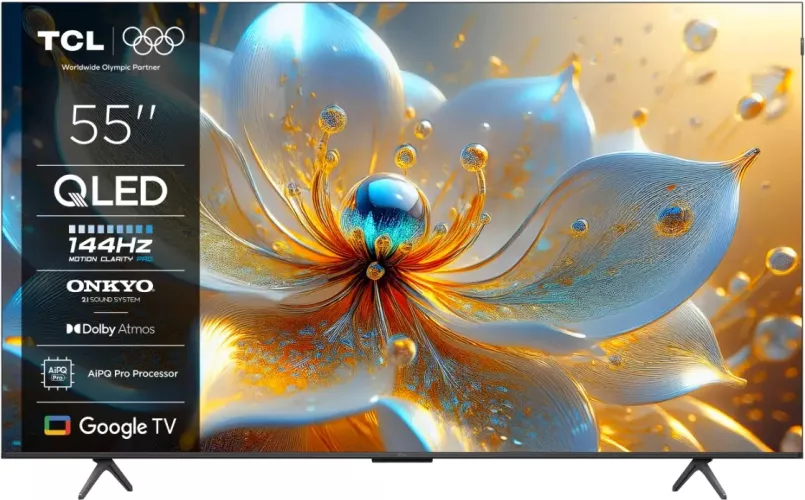 Smart 139 cm 55" 4K QLED TCL 55T8C Seria T8C UltraHD Black