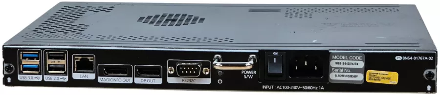 Set-back box for SMART signage Refurbished SAMSUNG SBB-B64DV4/EN SBB ...