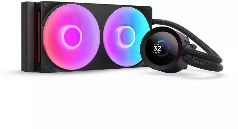 Cooler procesor lichid 240 AIO NZXT LCD RGB Kraken Plus 240