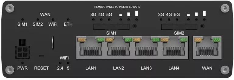 Router wireless Teltonika Gigabit RUTM52 Dual-Band Dual 5G — imaginea 4