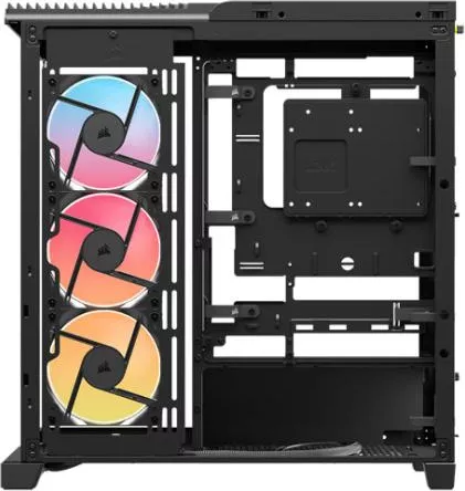 Carcasa Corsair FRAME 4500X RS-R ARGB Panoramic Middle Tower Tempered glass Negru — imaginea 5