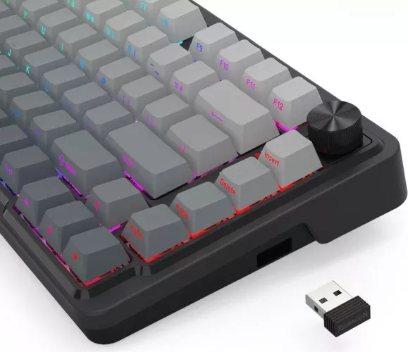 Tastatura Gaming Mecanica Redragon K673SP-RGB-PRO Wireless RGB (Negru) — imaginea 5