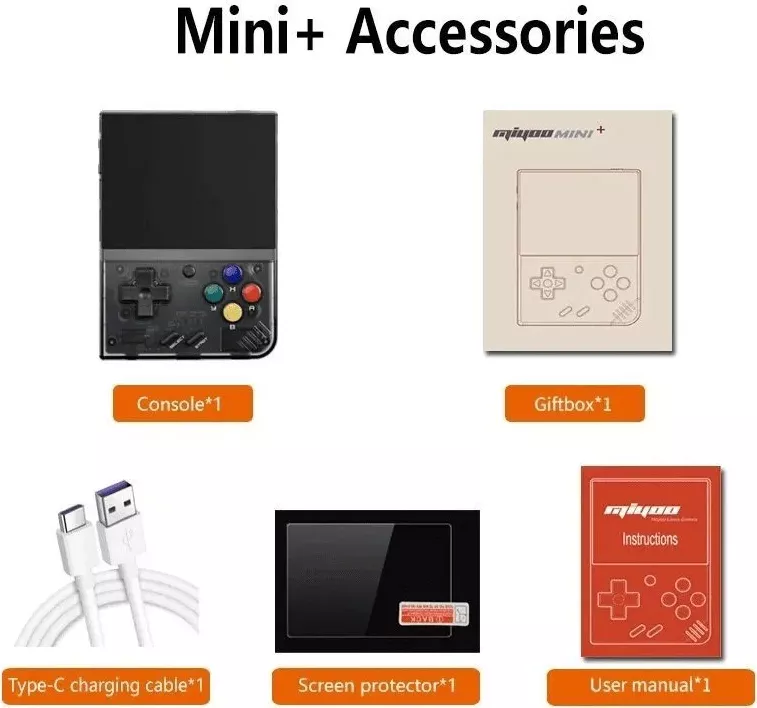 MIYOO Mini Plus Portable retro portabilA&fnof Game consolA&fnof V2