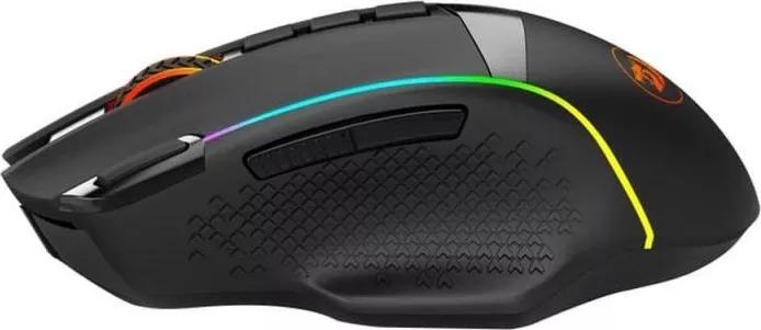 Mouse Gaming Redragon Enlightment Pro iluminare RGB Wired Wireless 2.4Ghz Bluetooth (Negru) — imaginea 5