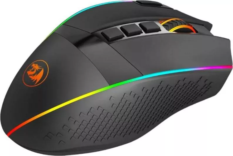 Mouse Gaming Redragon Enlightment Pro iluminare RGB Wired Wireless 2.4Ghz Bluetooth (Negru) — imaginea 6