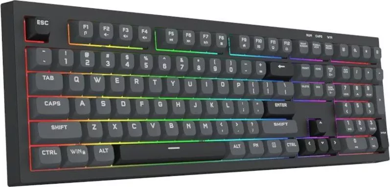 Tastatura Gaming Redragon Crux iluminare RGB Wired USB (Negru) — imaginea 6