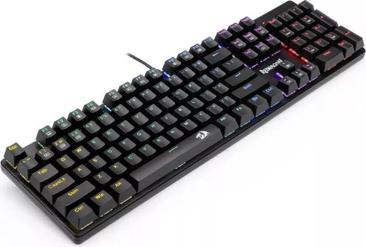 Tastatura Gaming Redragon Sindri Rainbow Wired USB iluminare (Negru) — imaginea 5