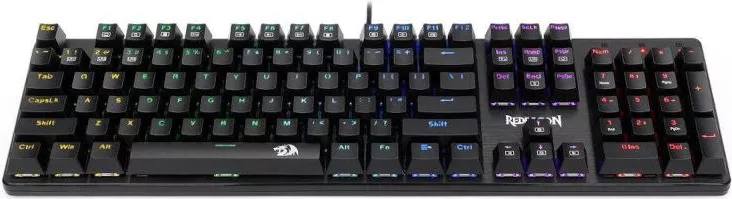 Tastatura Gaming Redragon Sindri Rainbow Wired USB iluminare (Negru) — imaginea 6