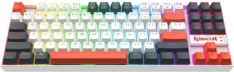 Tastatura Gaming mecanica Redragon Kumara Wired USB iluminare RGB (MUlticolor) — imaginea 5