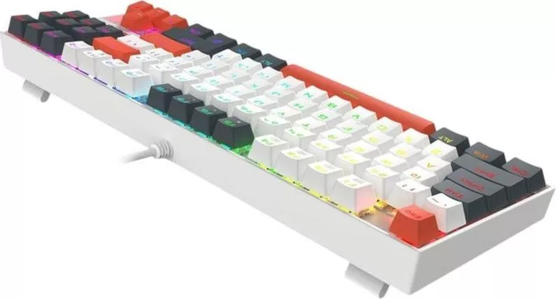 Tastatura Gaming mecanica Redragon Kumara Wired USB iluminare RGB (MUlticolor) — imaginea 6